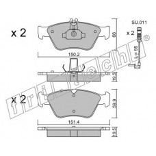 fri.tech. Σετ τακάκια 228.0W