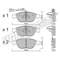 fri.tech. Σετ τακάκια 229.1