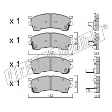 fri.tech. Σετ τακάκια 232.0