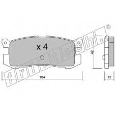 fri.tech. Σετ τακάκια 242.0