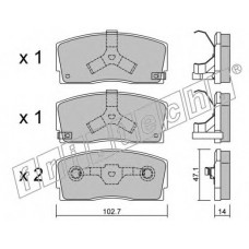 fri.tech. Σετ τακάκια 249.0