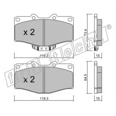 fri.tech. Σετ τακάκια 251.0