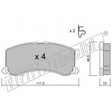 fri.tech. Σετ τακάκια 257.0