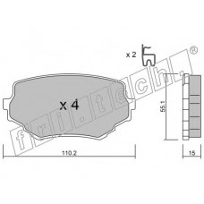 fri.tech. Σετ τακάκια 258.0