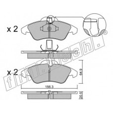 fri.tech. Σετ τακάκια 265.1