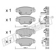 fri.tech. Σετ τακάκια 268.0