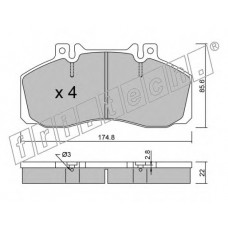 fri.tech. Σετ τακάκια 276.0
