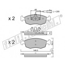 fri.tech. Σετ τακάκια 283.4