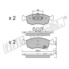 fri.tech. Σετ τακάκια 283.5