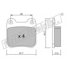 fri.tech. Σετ τακάκια 284.1