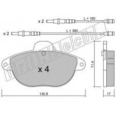 fri.tech. Σετ τακάκια 299.0