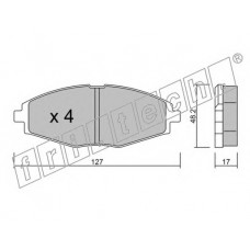 fri.tech. Σετ τακάκια 302.0