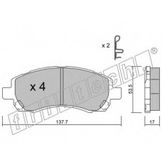 fri.tech. Σετ τακάκια 304.0