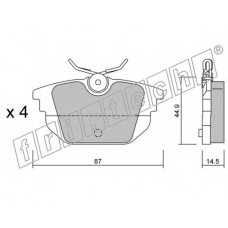 fri.tech. Σετ τακάκια 308.0