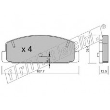 fri.tech. Σετ τακάκια 311.2