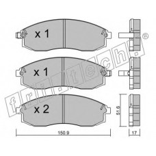 fri.tech. Σετ τακάκια 315.0