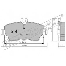 fri.tech. Σετ τακάκια 319.0