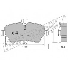 fri.tech. Σετ τακάκια 319.1