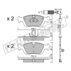 fri.tech. Σετ τακάκια 321.0W