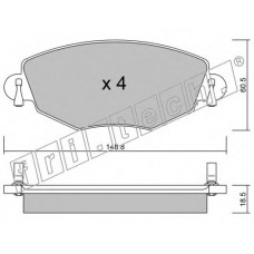 fri.tech. Σετ τακάκια 327.0