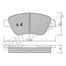 fri.tech. Σετ τακάκια 330.1
