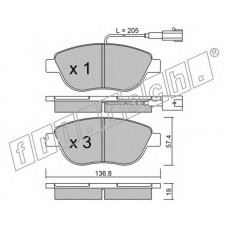 fri.tech. Σετ τακάκια 331.0