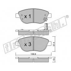 fri.tech. Σετ τακάκια 331.2