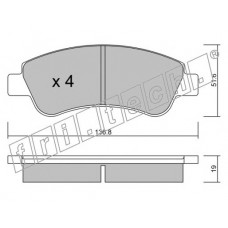 fri.tech. Σετ τακάκια 336.0