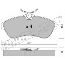 fri.tech. Σετ τακάκια 338.0