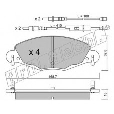 fri.tech. Σετ τακάκια 341.0