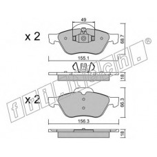 fri.tech. Σετ τακάκια 344.1