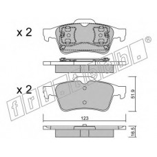 fri.tech. Σετ τακάκια 346.0