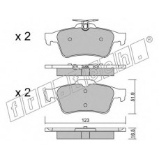 fri.tech. Σετ τακάκια 346.1