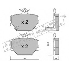 fri.tech. Σετ τακάκια 350.0