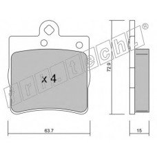 fri.tech. Σετ τακάκια 352.0