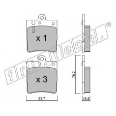 fri.tech. Σετ τακάκια 353.0