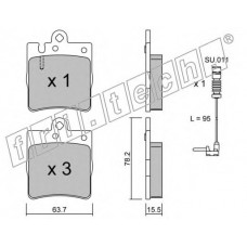 fri.tech. Σετ τακάκια 353.0W