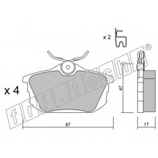 fri.tech. Σετ τακάκια 356.0