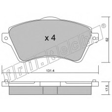 fri.tech. Σετ τακάκια 358.0