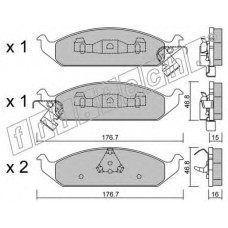 fri.tech. Σετ τακάκια 364.0