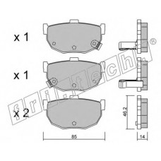 fri.tech. Σετ τακάκια 371.0