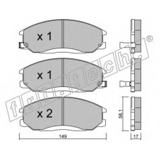 fri.tech. Σετ τακάκια 373.0
