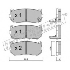 fri.tech. Σετ τακάκια 381.0