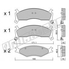 fri.tech. Σετ τακάκια 384.0