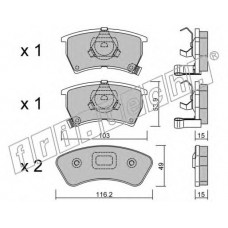 fri.tech. Σετ τακάκια 395.0