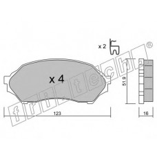 fri.tech. Σετ τακάκια 396.0
