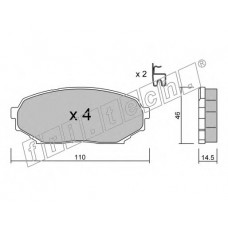 fri.tech. Σετ τακάκια 397.0