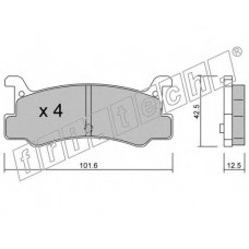 fri.tech. Σετ τακάκια 398.0