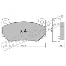 fri.tech. Σετ τακάκια 406.0