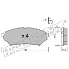 fri.tech. Σετ τακάκια 412.0